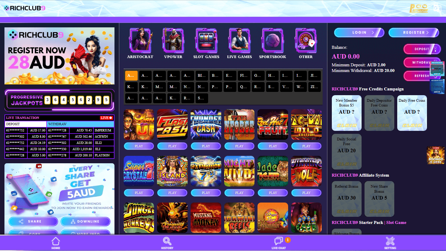 RichClub9 Casino