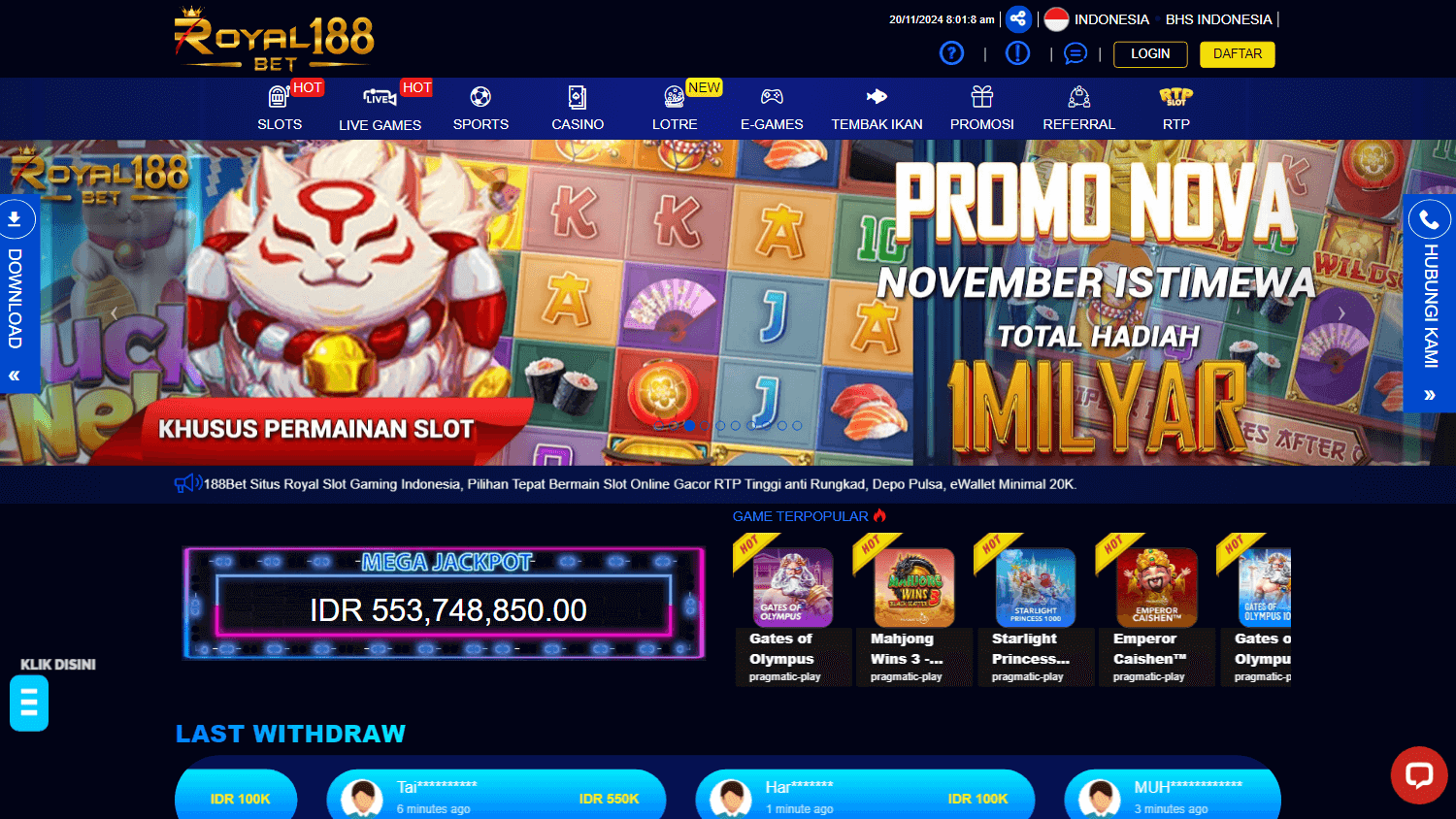 Royal188 Bet Casino