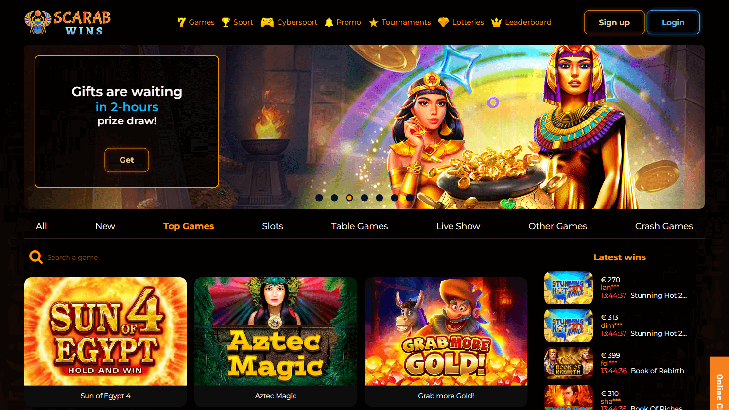 Scarabwins Casino