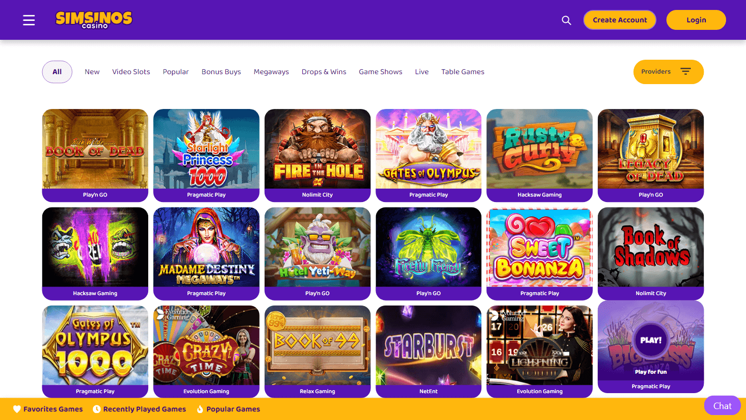 Simsinos Casino