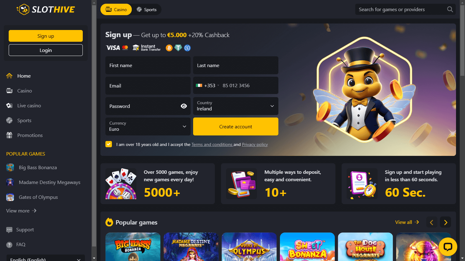 SlotHive Casino