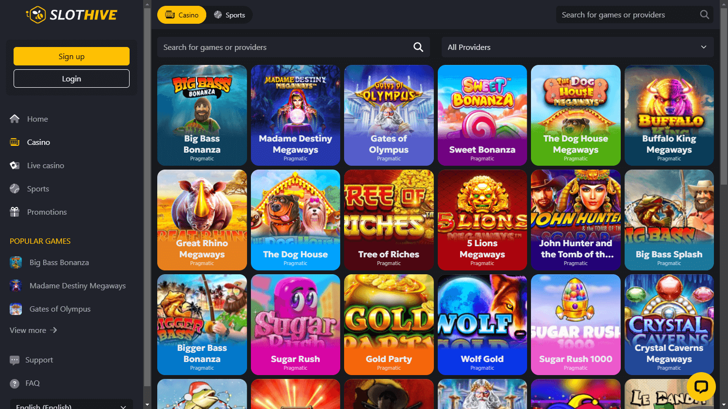SlotHive Casino