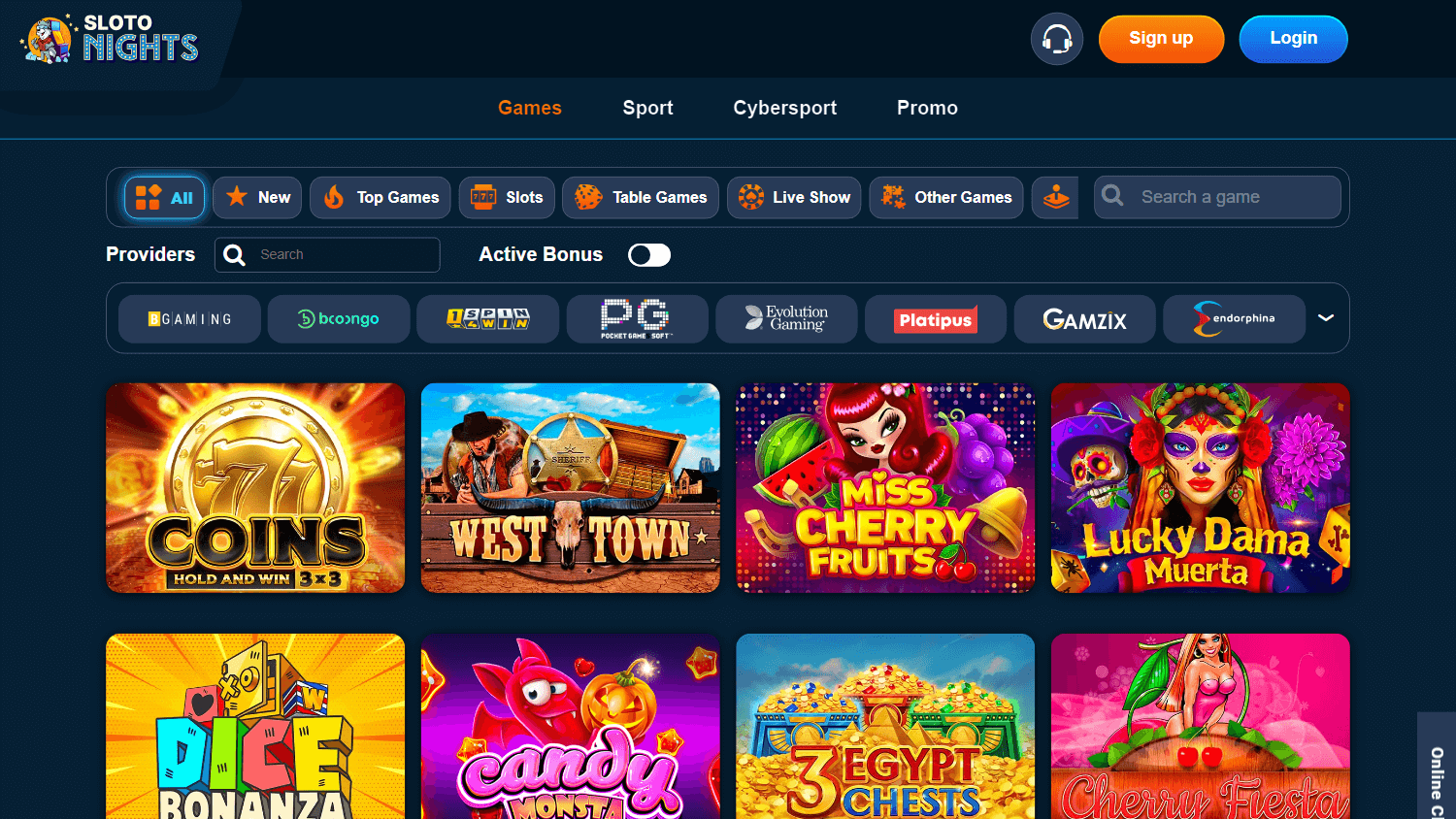 Sloto Nights Casino