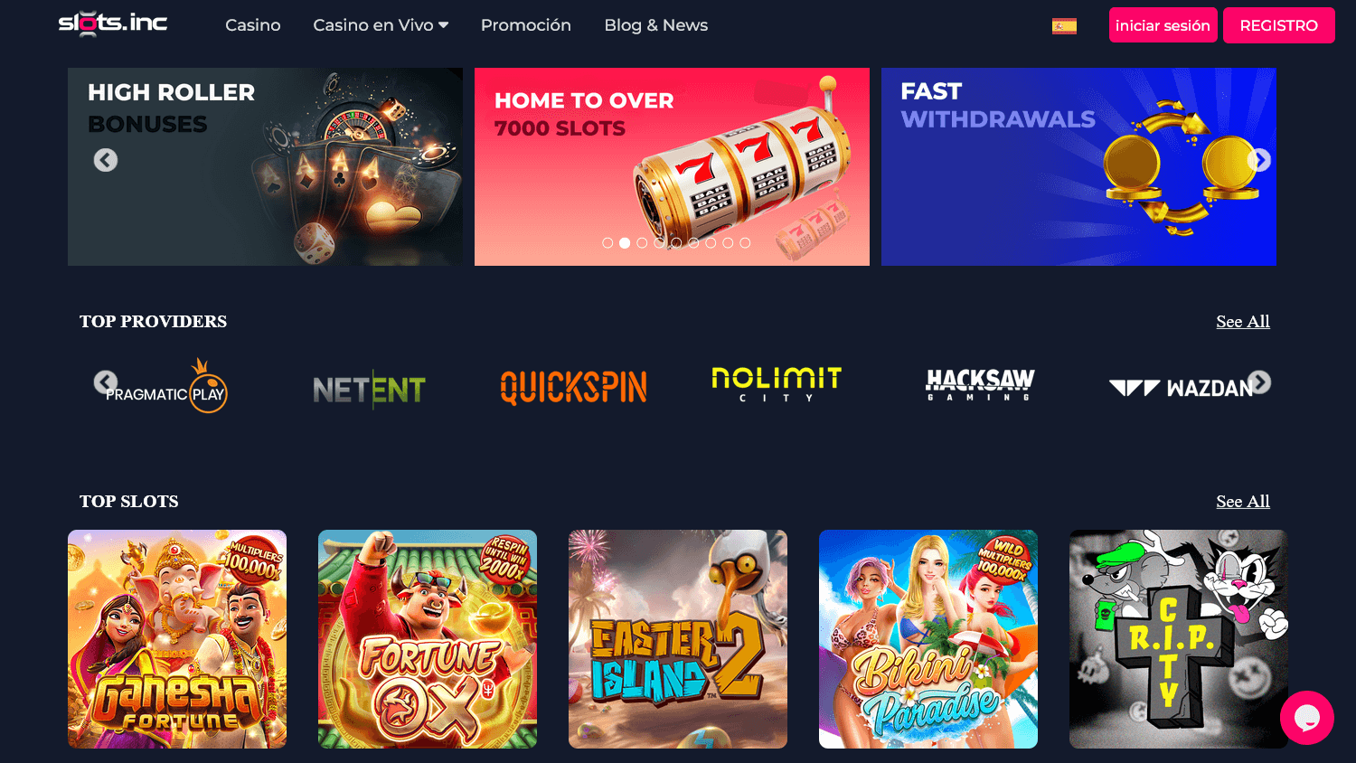 Slots.inc Casino