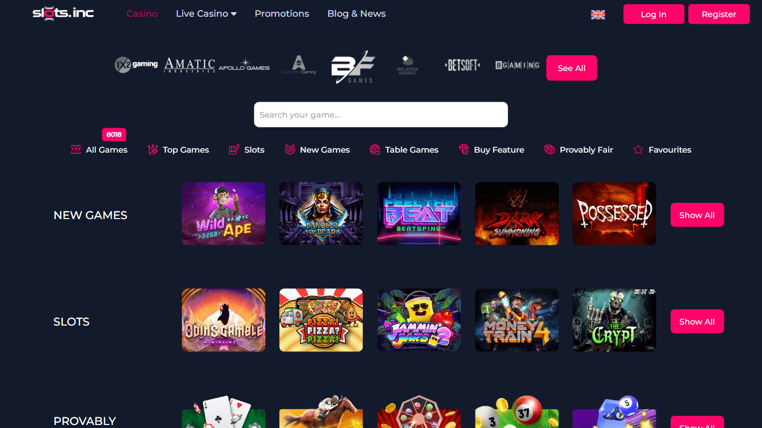 Slots.inc Casino
