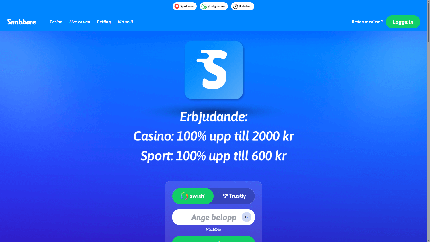Snabbare Casino