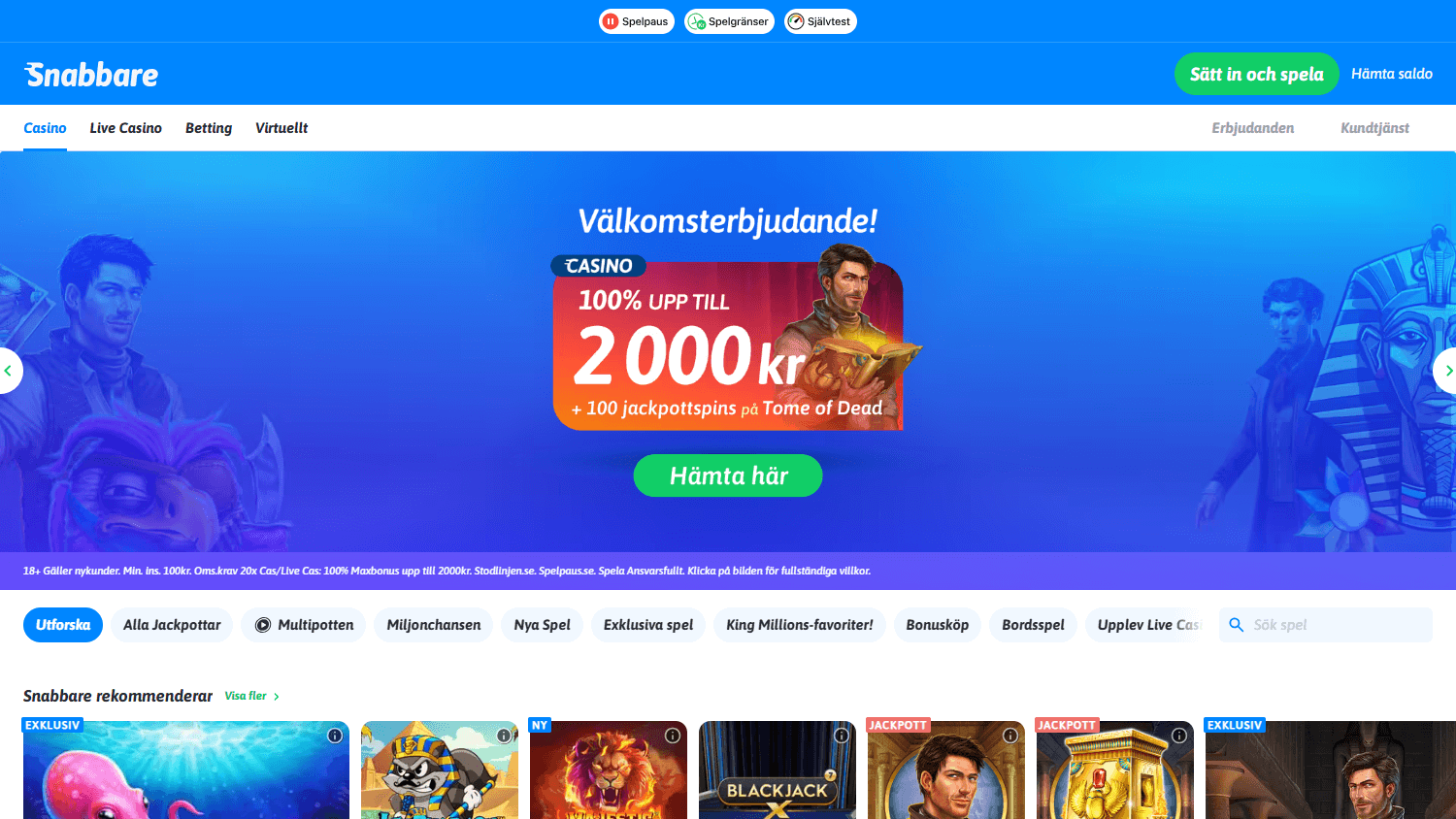 Snabbare Casino
