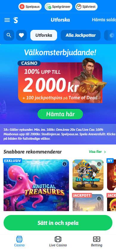 Snabbare Casino