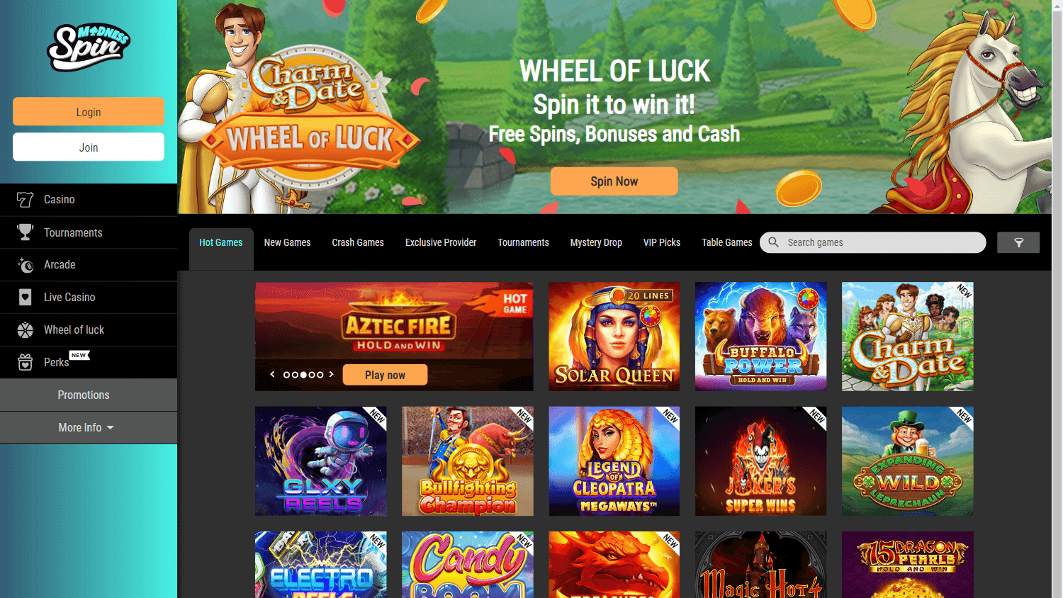 Spin Madness Casino