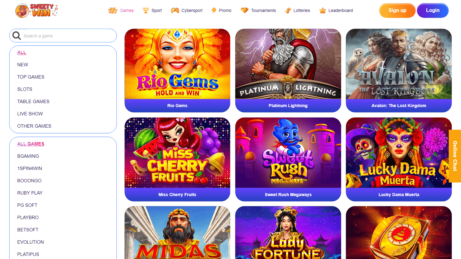 Sweety Win Casino