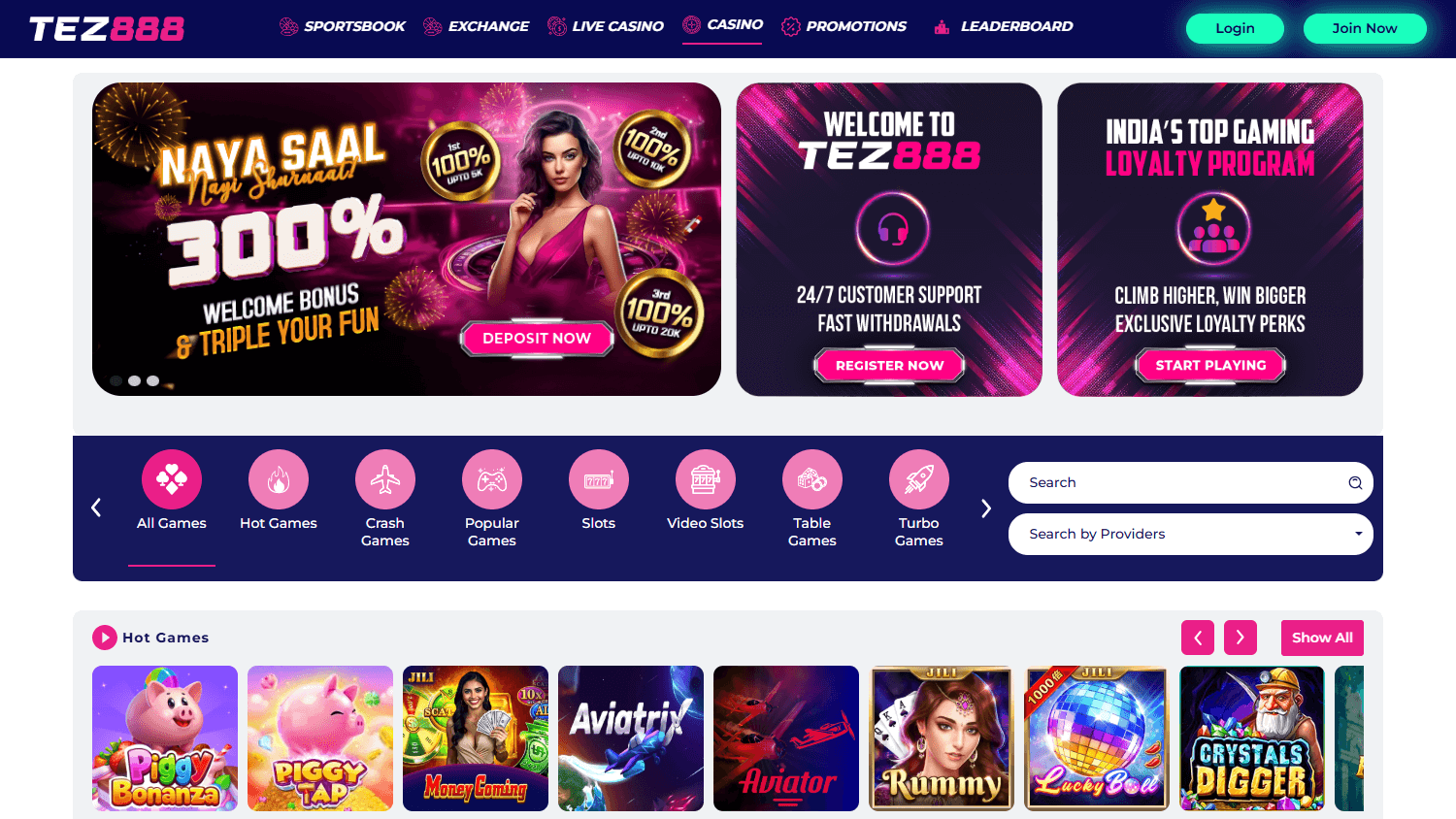 Tez888 Casino