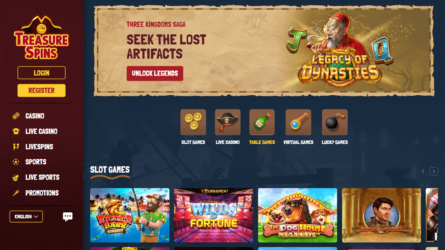 Treasure Spins Casino
