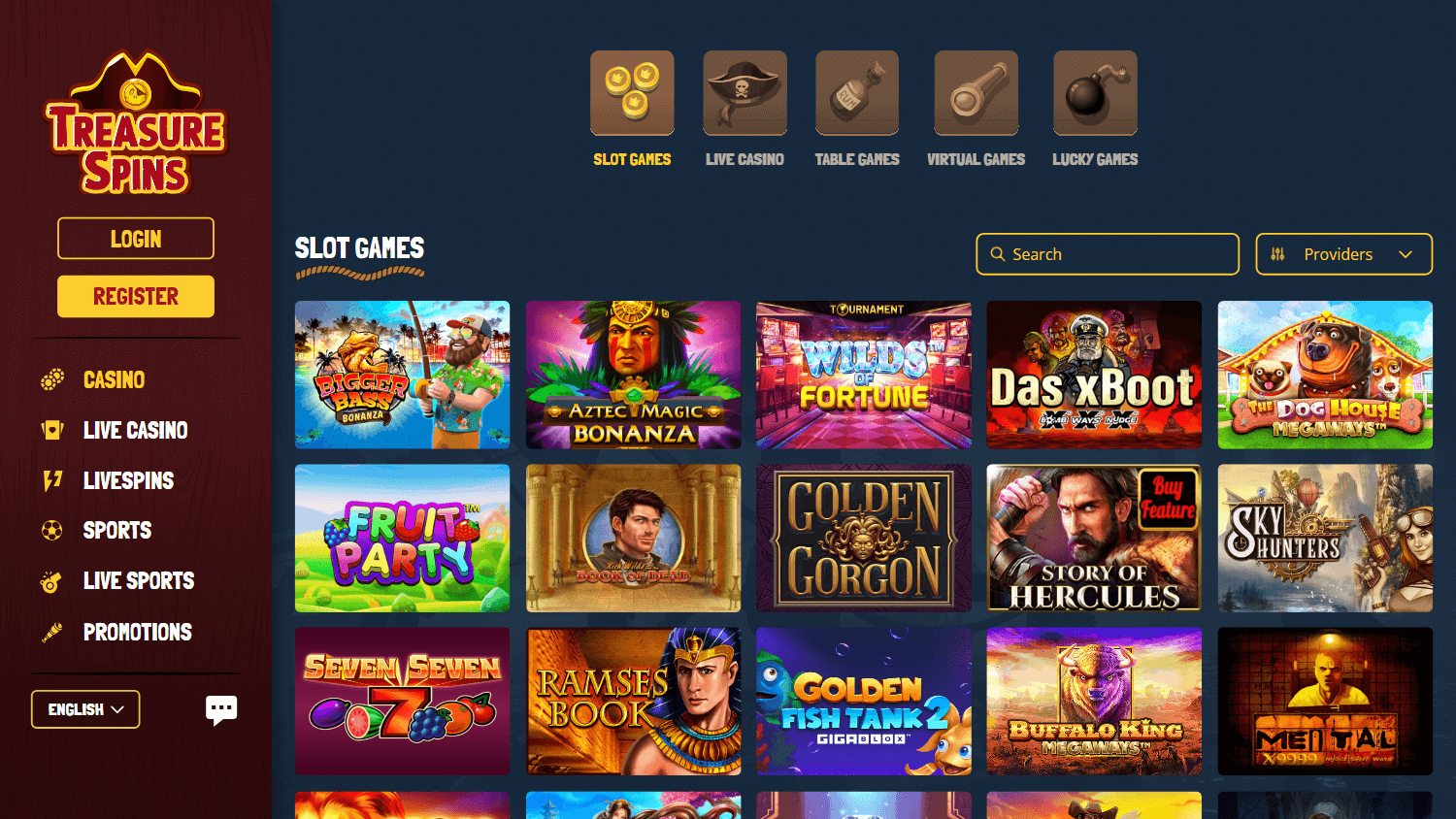 Treasure Spins Casino