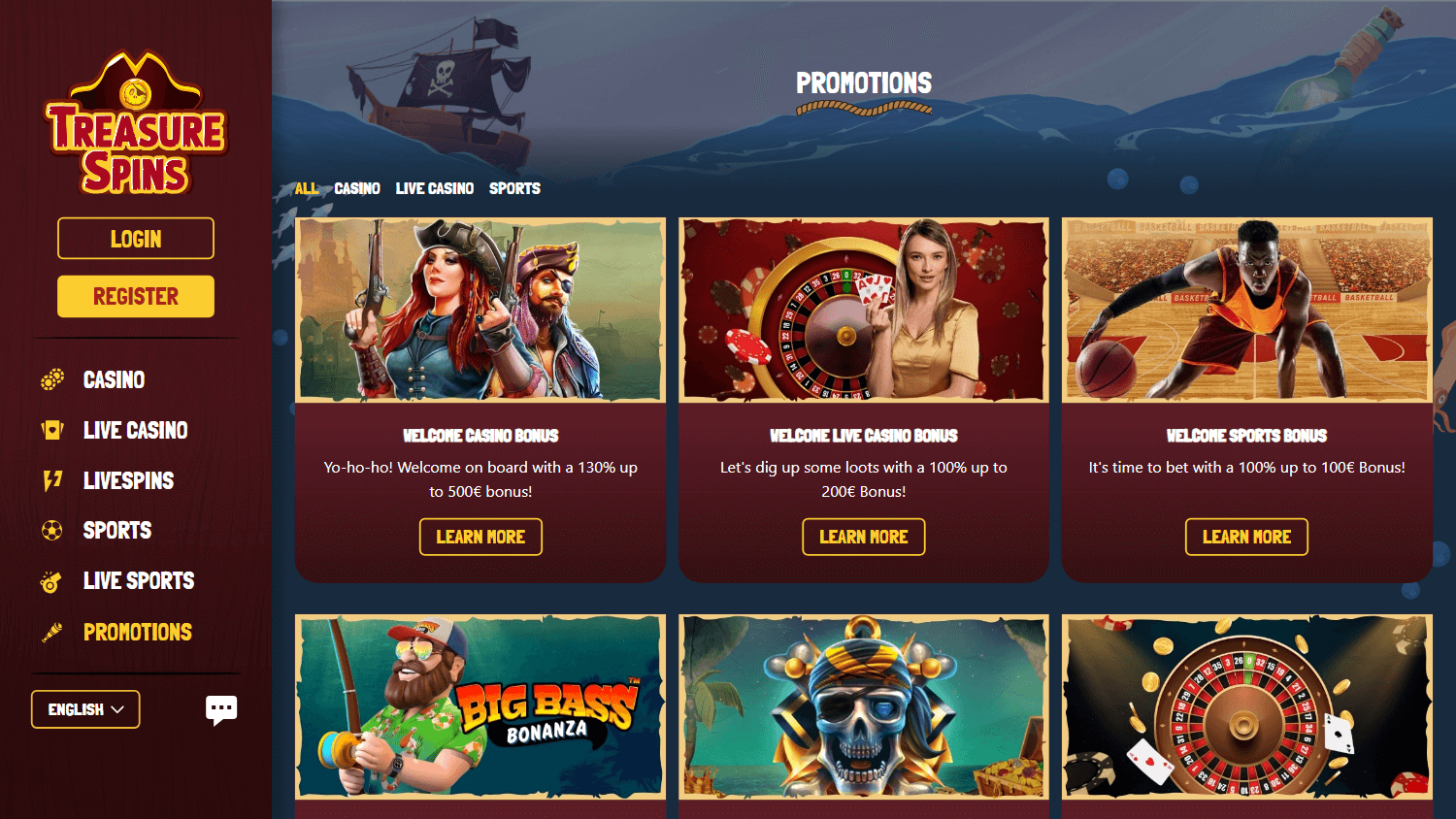 Treasure Spins Casino
