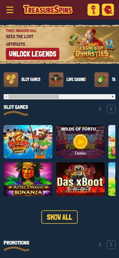 Treasure Spins Casino