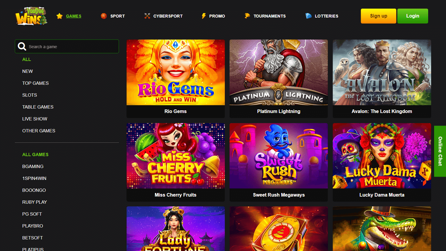 Voodoo Wins Casino