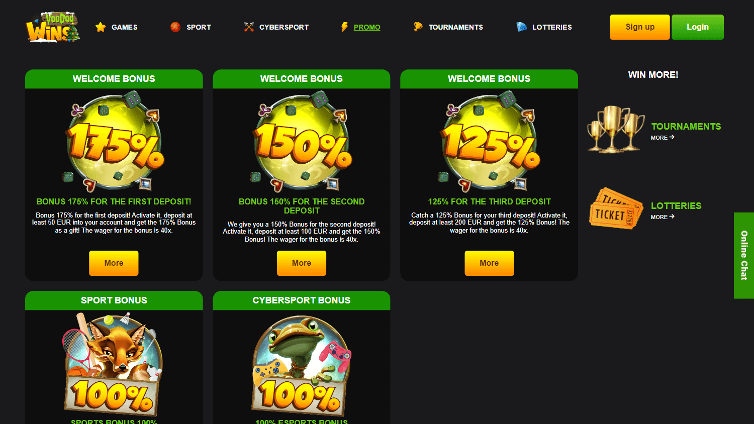 Voodoo Wins Casino
