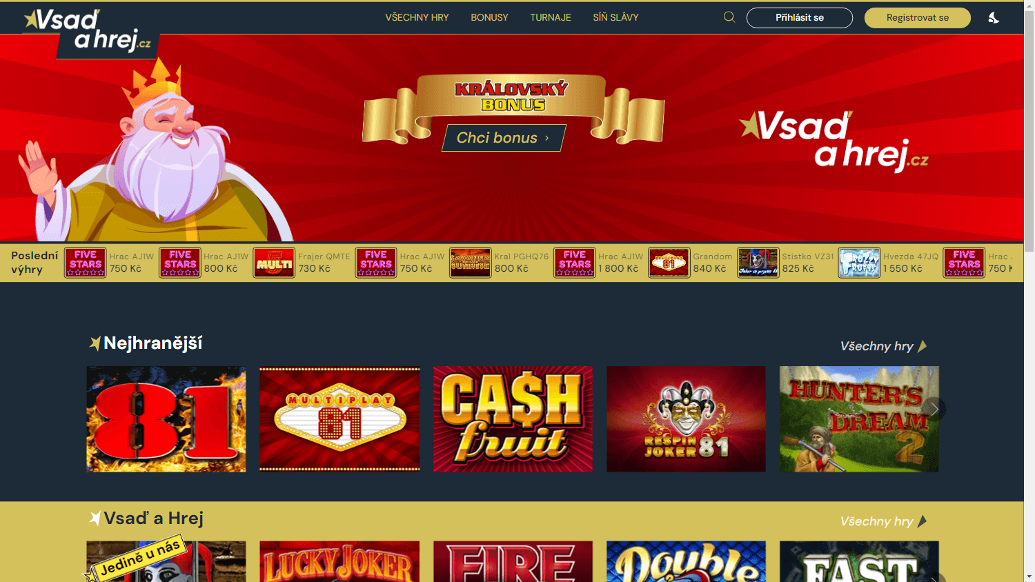 Vsaď A Hrej Casino