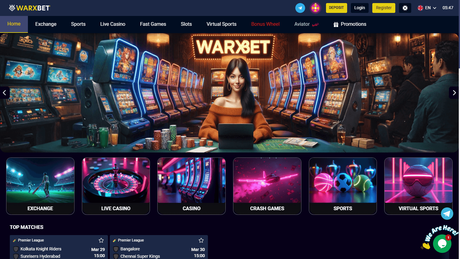 WarXBet Casino