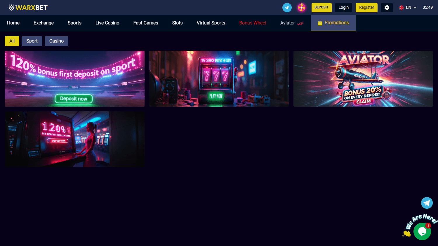 WarXBet Casino