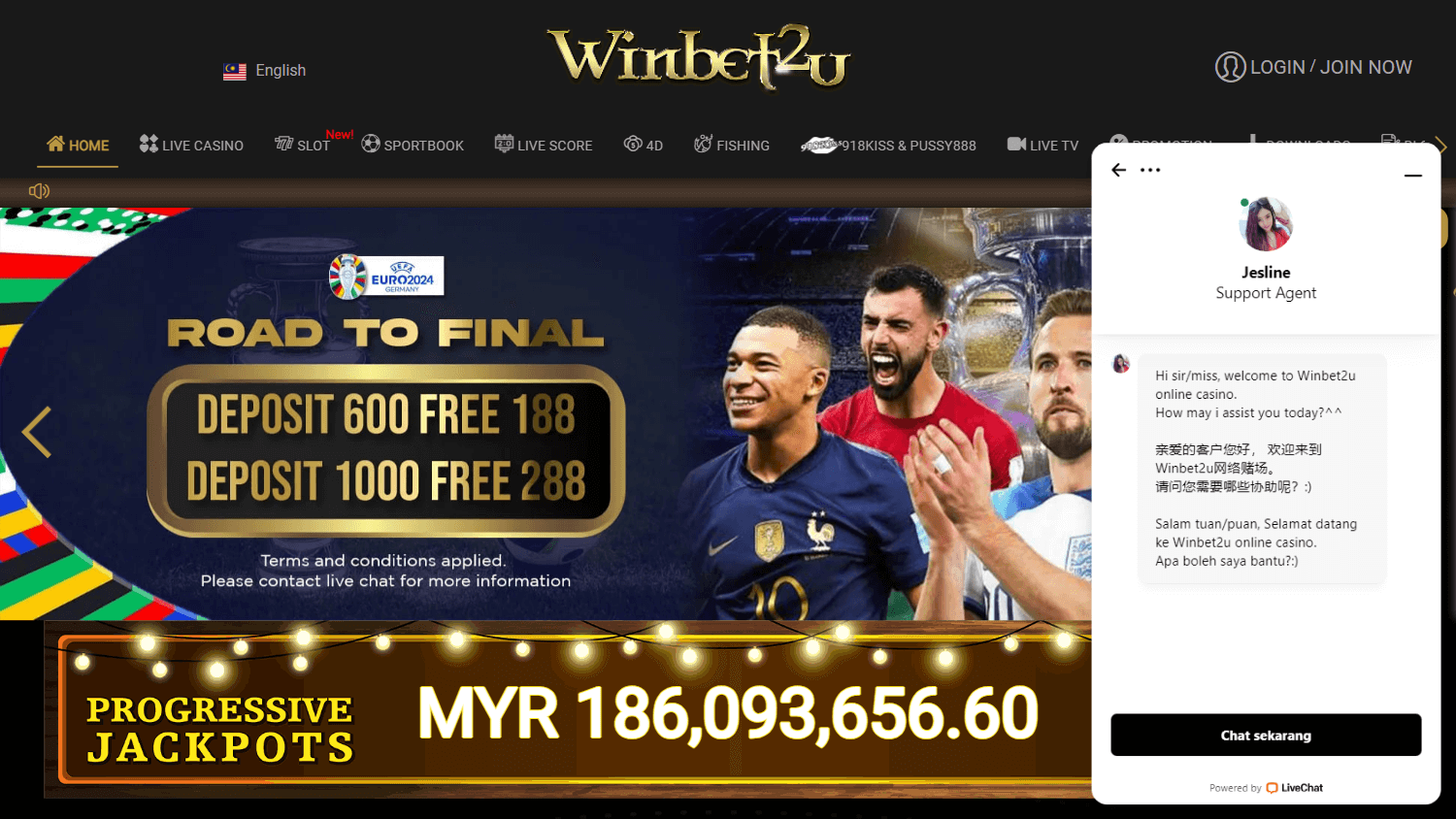 WINBET2U Casino