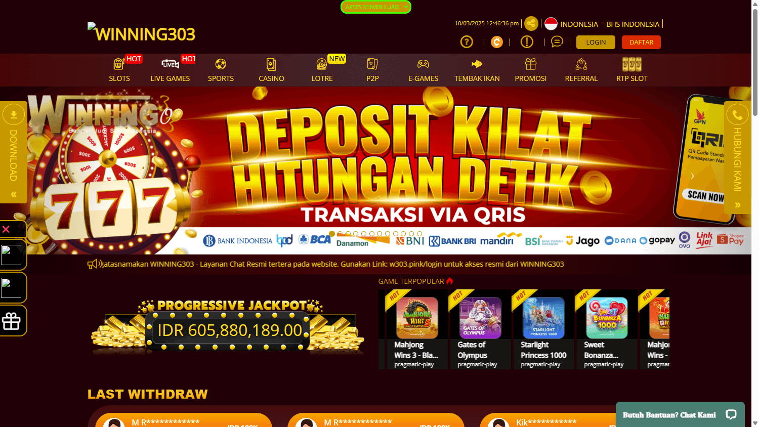 Winning303 Casino