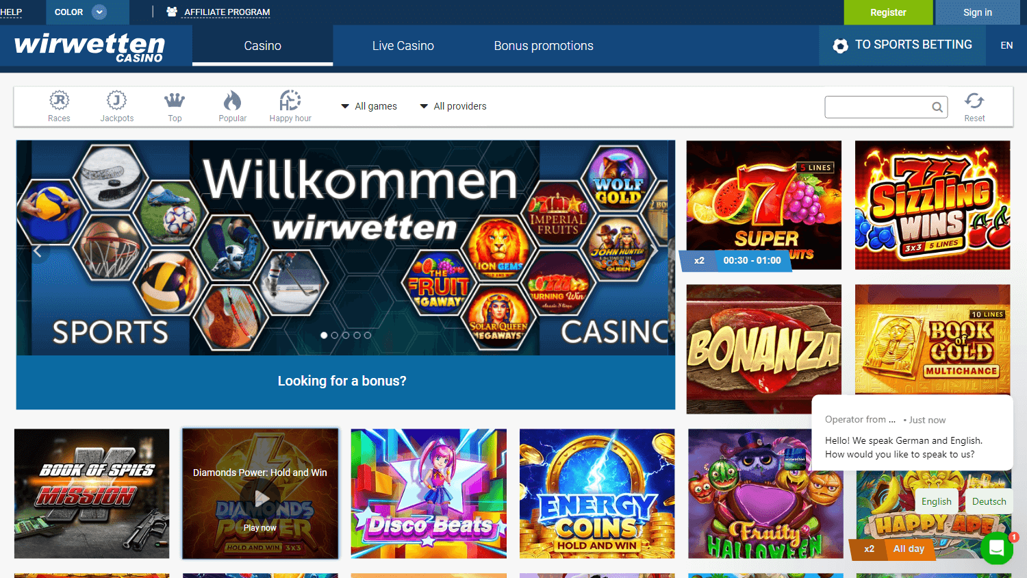Wir Wetten Casino