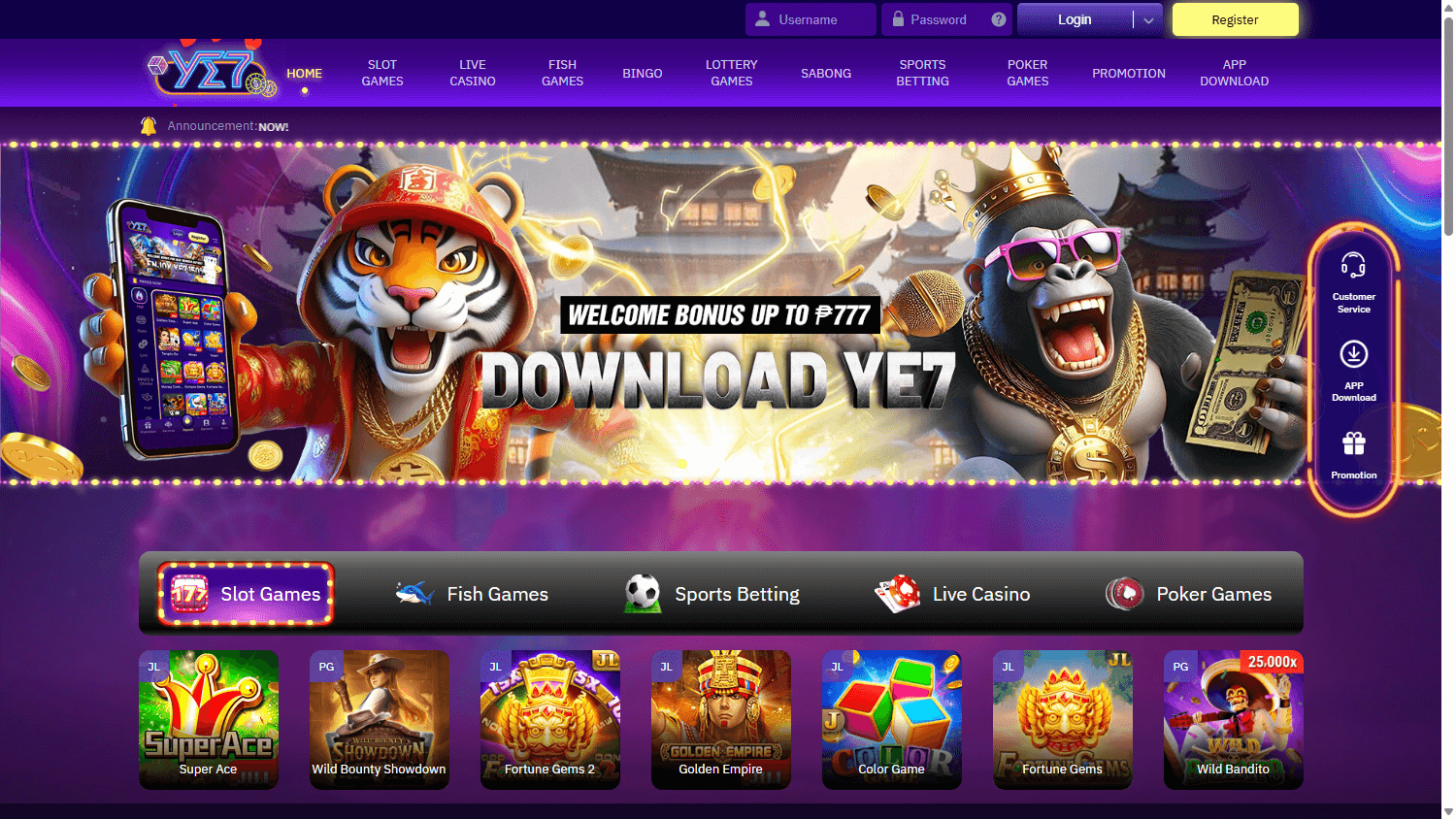 YE7 Casino