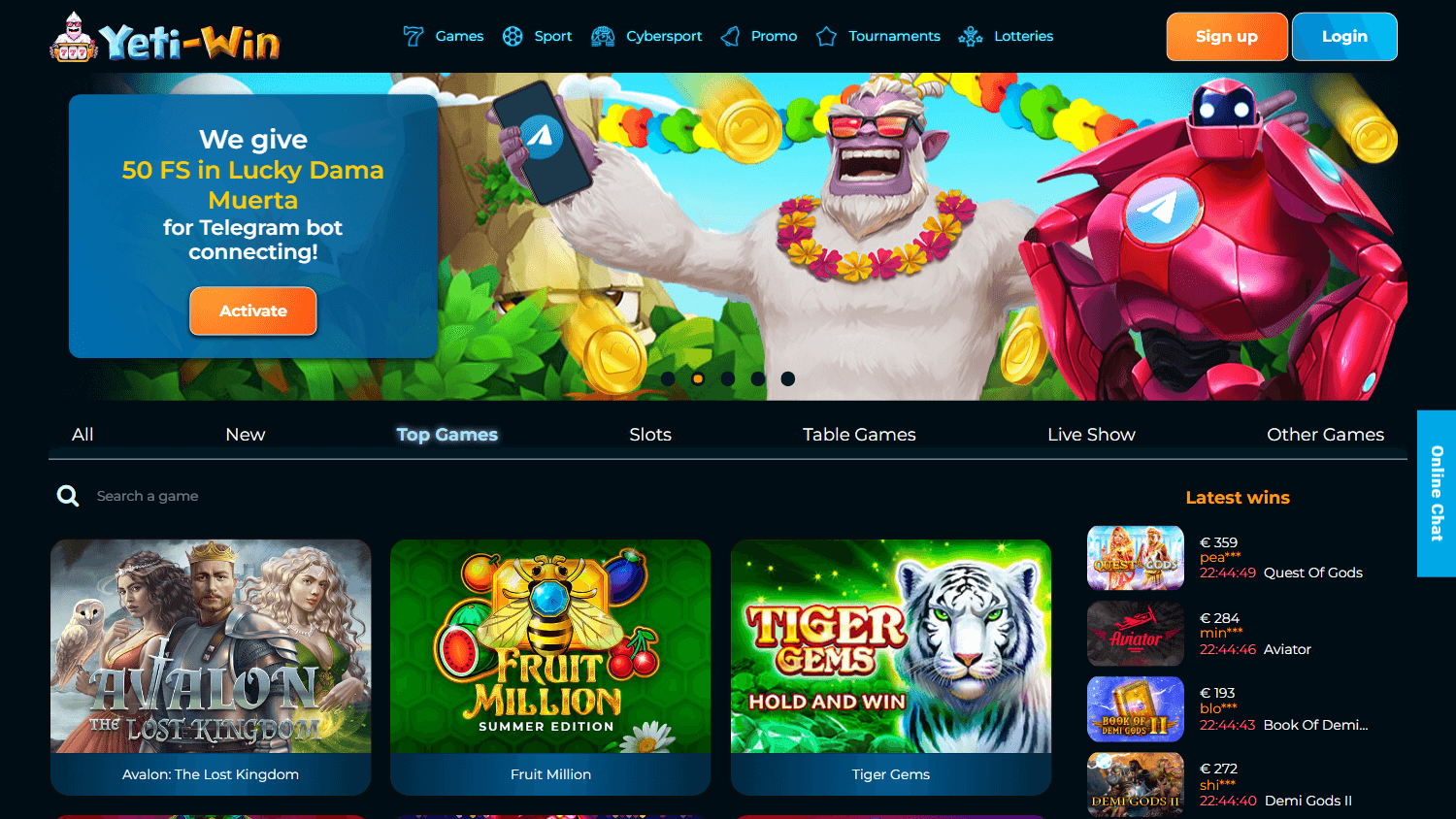 Yeti Win Casino