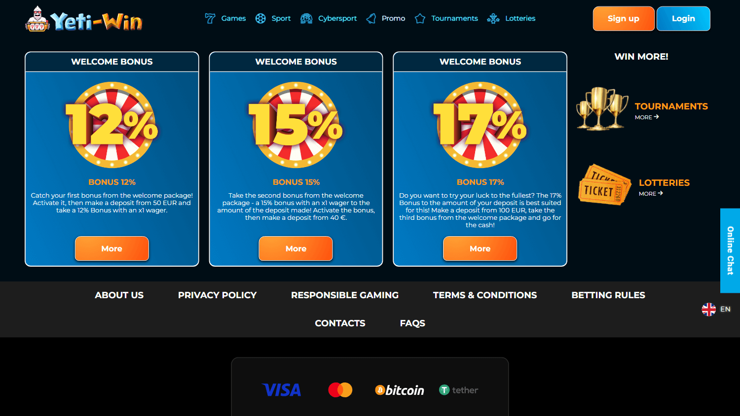 Yeti Win Casino