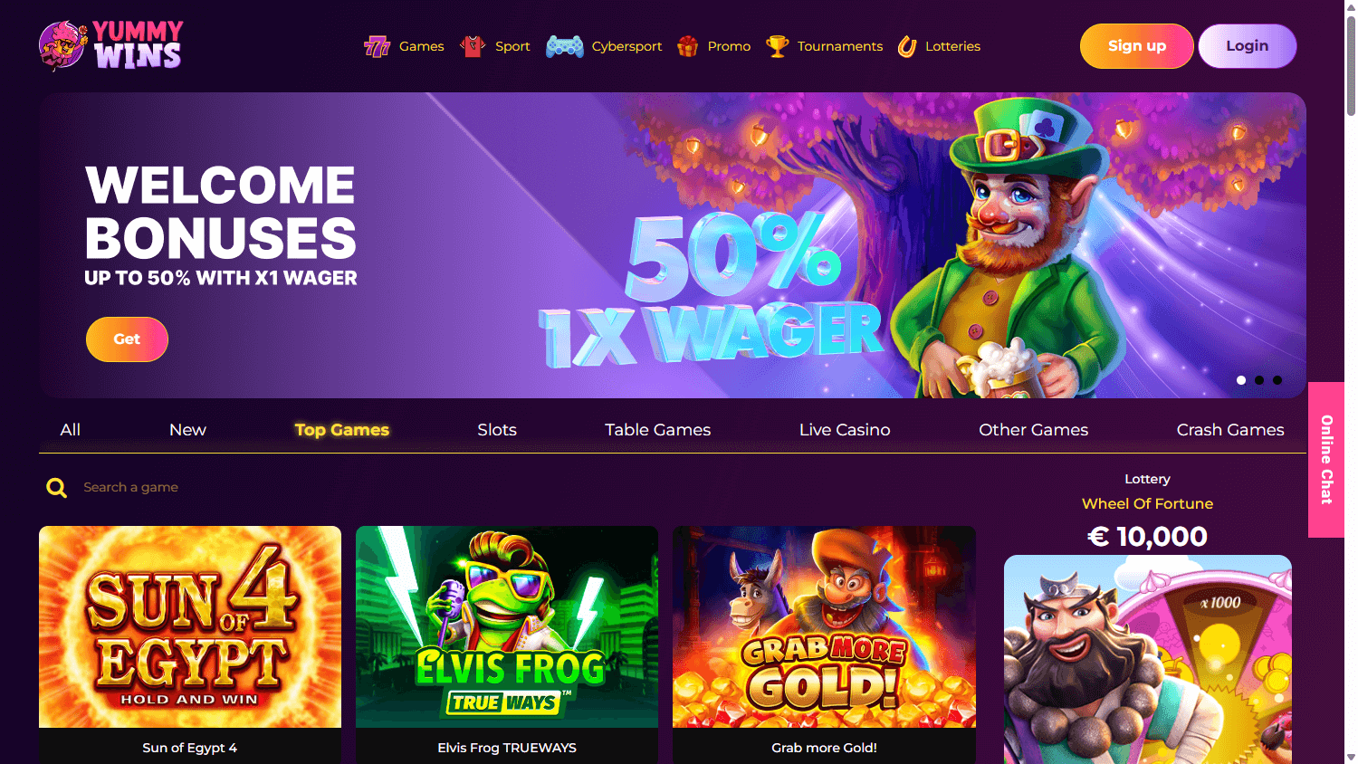 Yummy Wins Casino