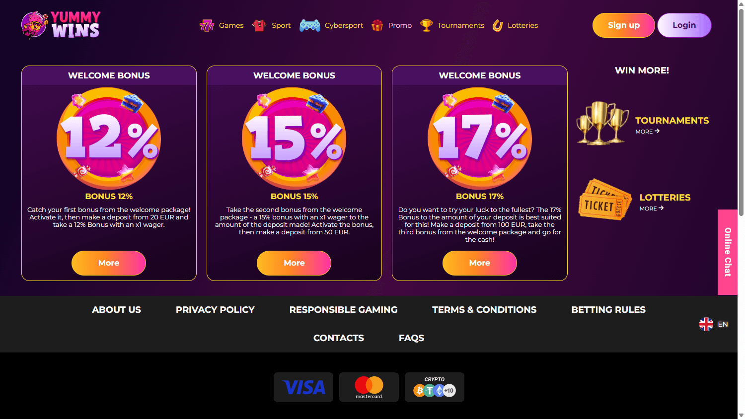 Yummy Wins Casino